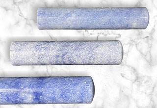 印鑑　天然石材ブルークオーツ