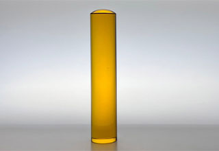 印鑑　天然石材シトリントパーズ