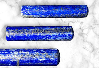 印鑑　天然石材ラピスラズリ