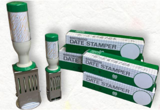 データー印　サンビーA型(元号略歴)、CR型(西暦)